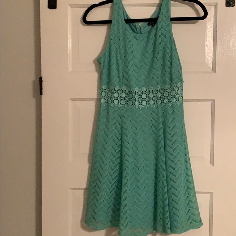Teal dress